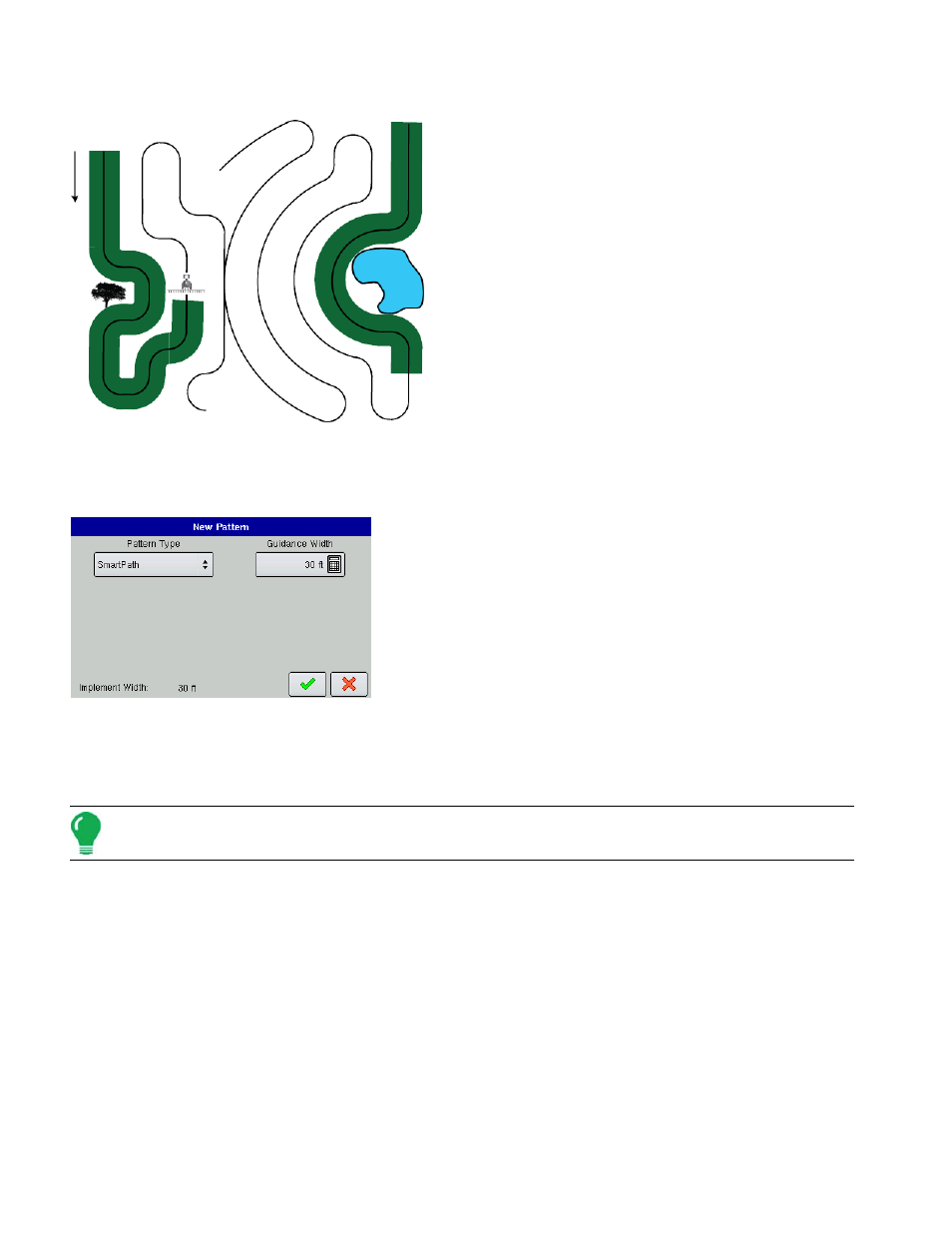 Smartpath, Creating a smartpath pattern | Ag Leader EDGE Ver.4.5 Users Manual User Manual | Page 52 / 214