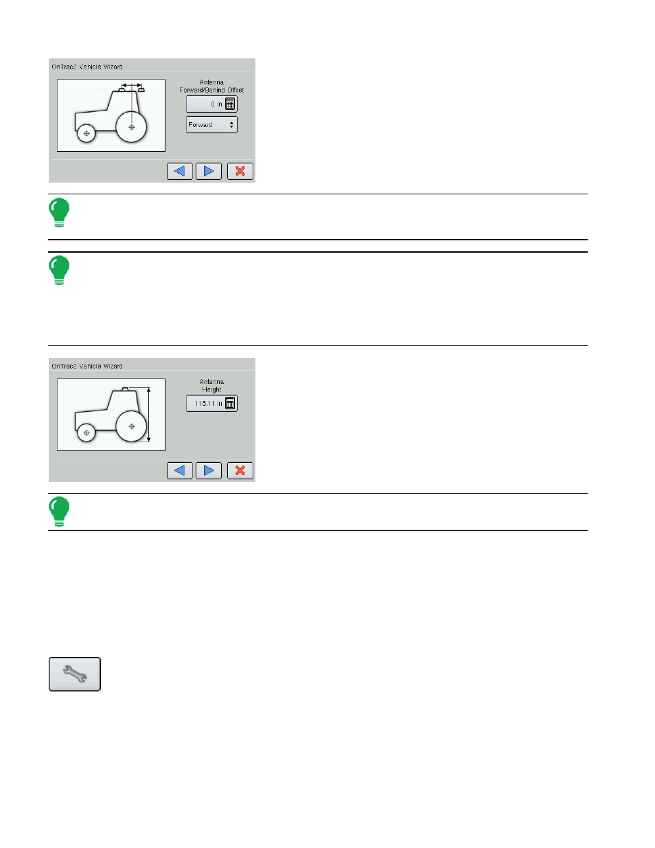 Edit vehicle settings | Ag Leader EDGE Ver.4.5 Users Manual User Manual | Page 62 / 214