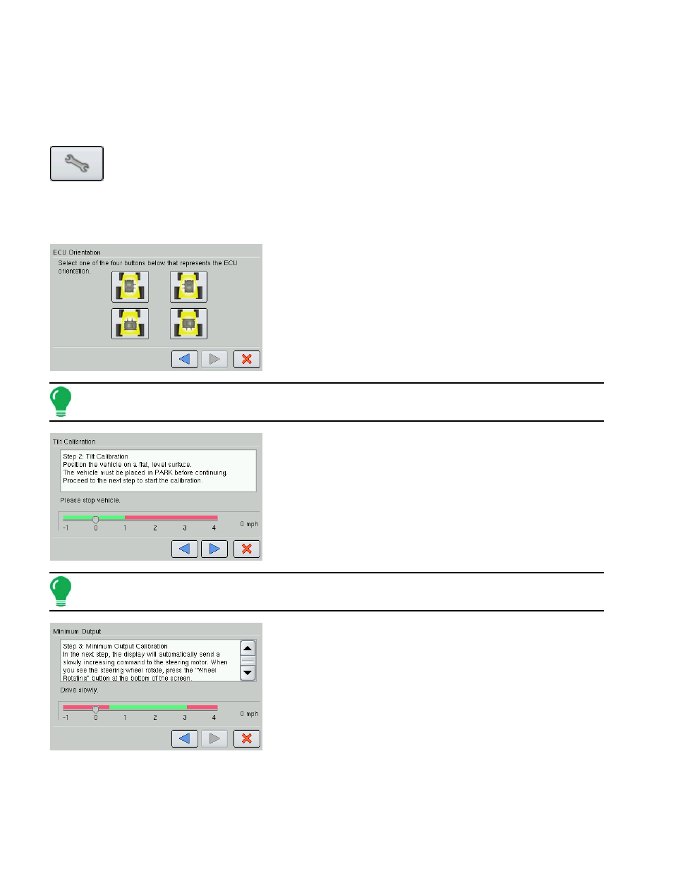 Calibrating ontrac2 | Ag Leader EDGE Ver.4.5 Users Manual User Manual | Page 64 / 214