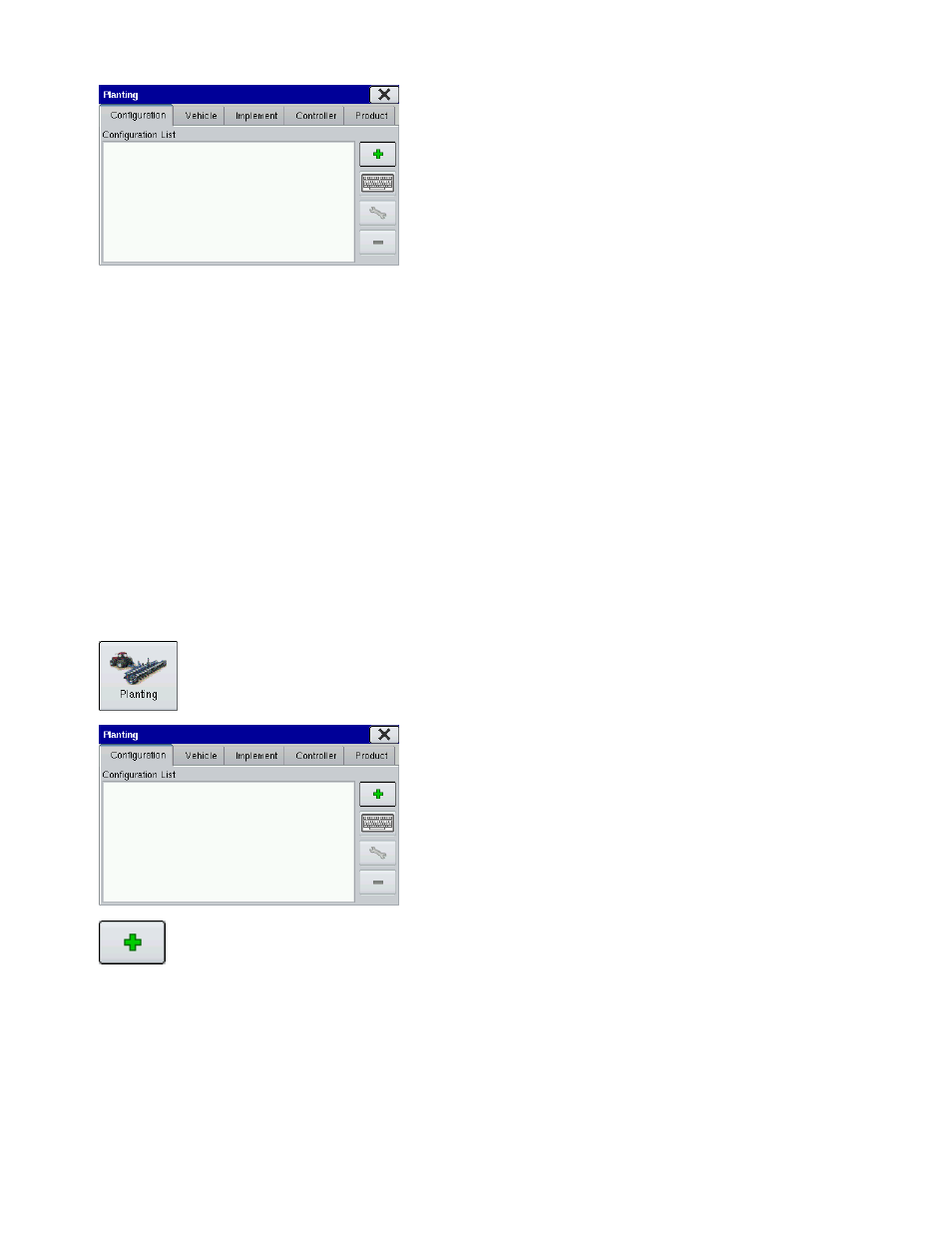 Create a planting configuration, Operating configuration, see, Reate a | Lanting, Onfiguration | Ag Leader EDGE Ver.4.5 Users Manual User Manual | Page 79 / 214