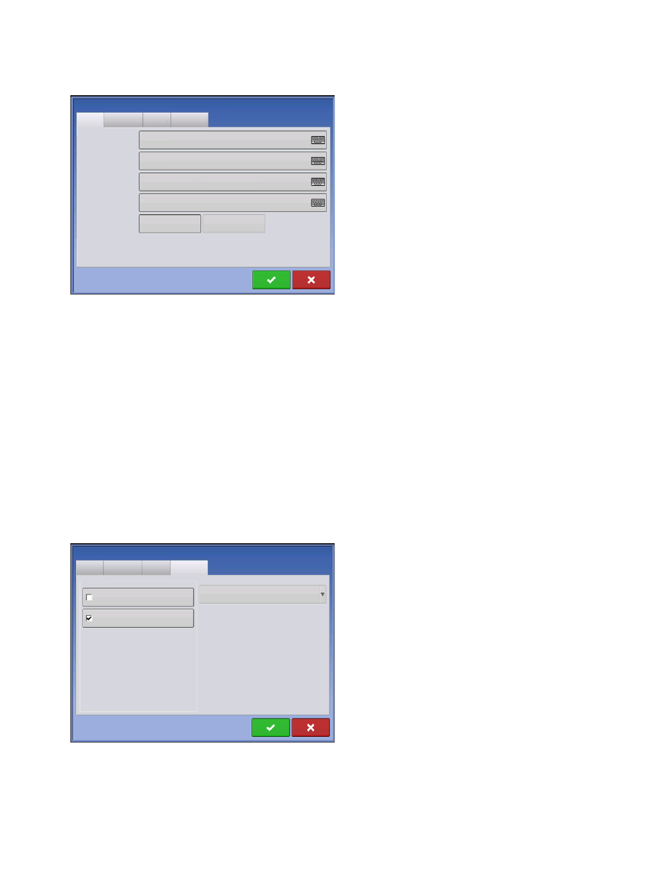 General tab, Phone/email tab, Address tab | Permissions, Operators, Managers, General tab phone/email tab address tab, Operators managers, Ermissions, Rators | Ag Leader Compass Manual User Manual | Page 37 / 122