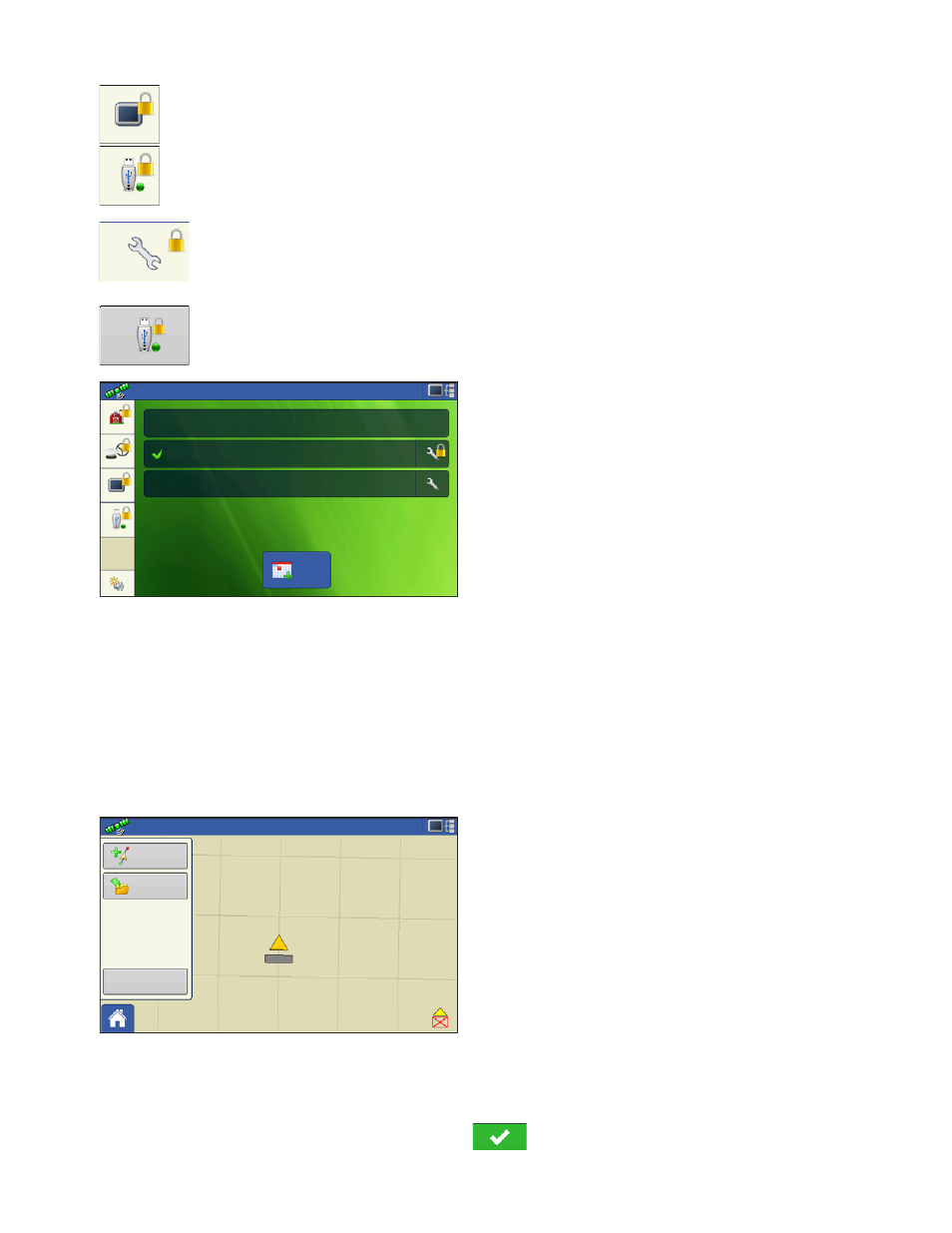 Accessing setup menus, Ccessing, Etup | Enus | Ag Leader Compass Manual User Manual | Page 39 / 122