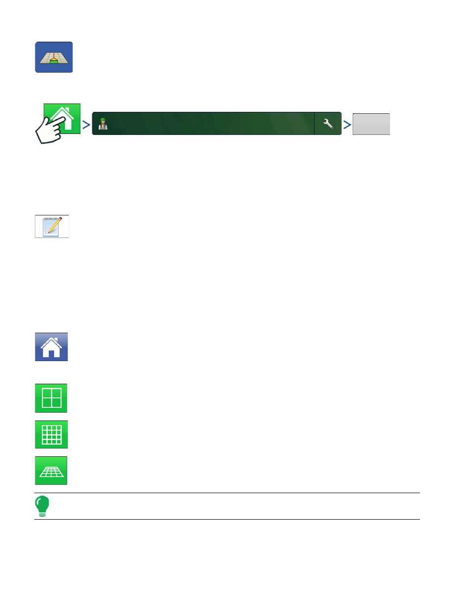 Operator log out, Run screens, Screens | Ag Leader Compass Manual User Manual | Page 44 / 122
