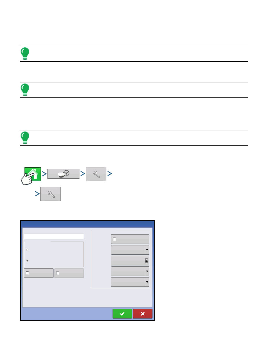 Omnistar settings — gps 2500, Star s, Gps 2500 | Ettings | Ag Leader Compass Manual User Manual | Page 74 / 122