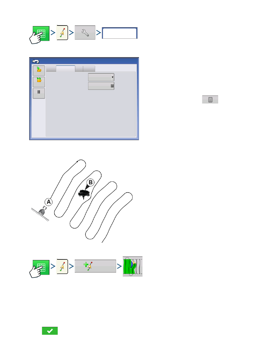Identical curve, Select pattern, Dentical | Urve | Ag Leader Compass Manual User Manual | Page 87 / 122