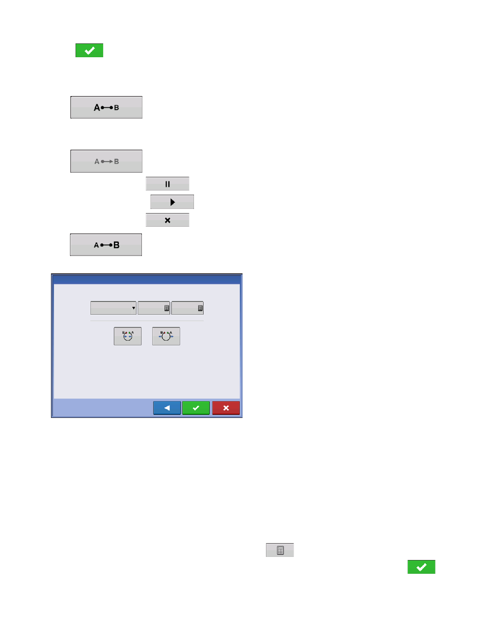 Create ab line using driven path | Ag Leader Compass Manual User Manual | Page 89 / 122