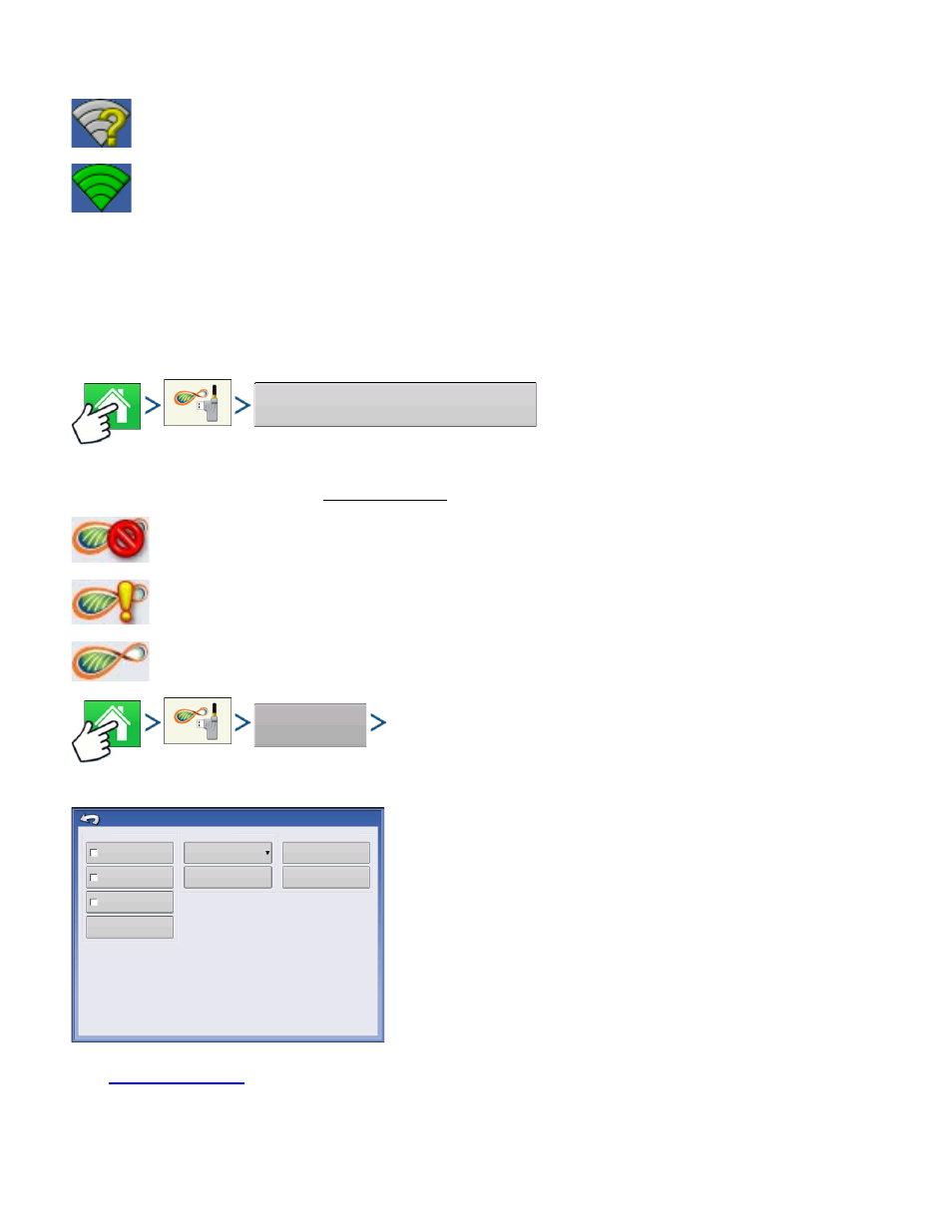 Connecting to agfiniti, Onnecting, Initi | Ag Leader Versa Users Manual User Manual | Page 102 / 304