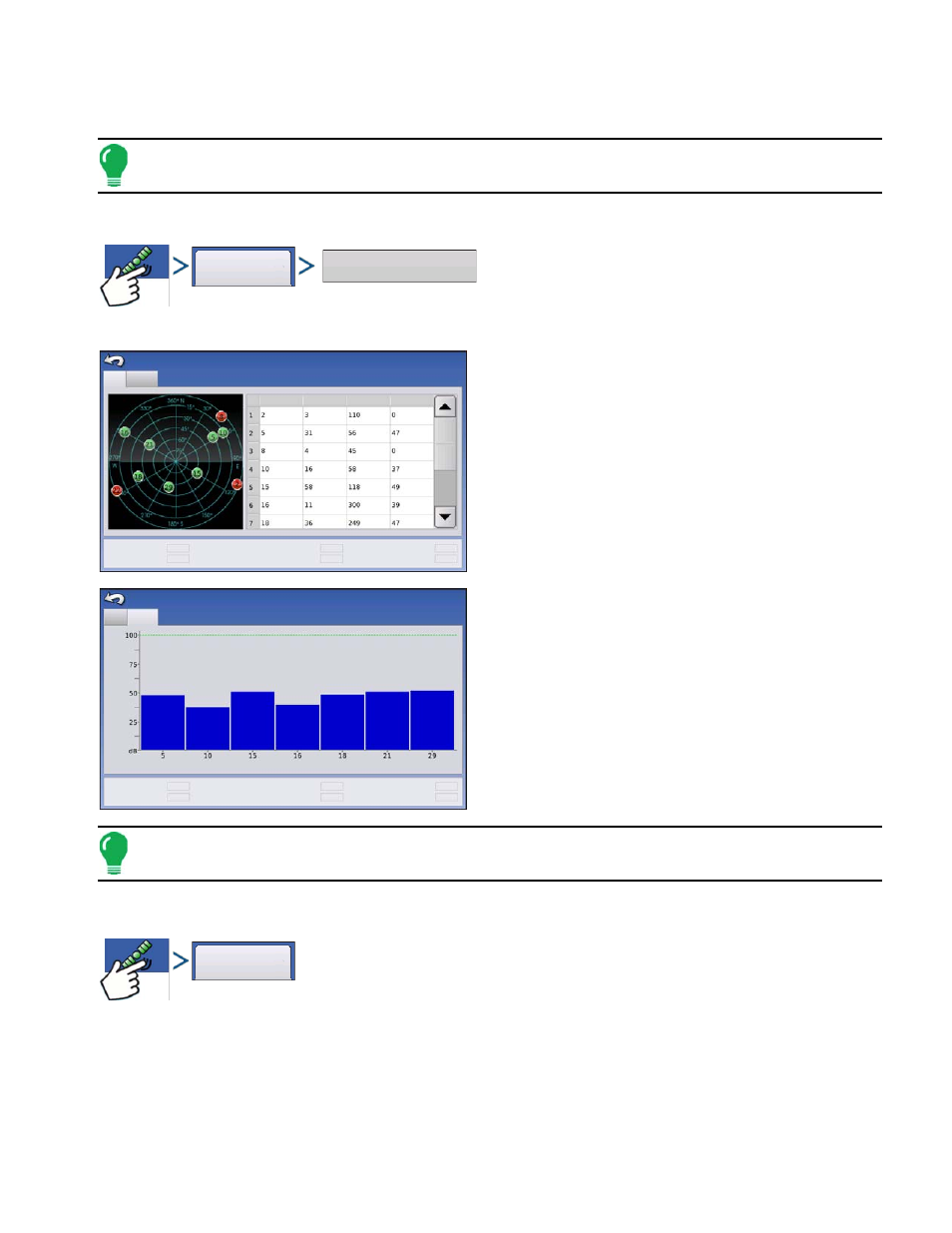 Satellite plot, Gps information - receiver tab, Gps i | Nformation, Eceiver, Receiver | Ag Leader Versa Users Manual User Manual | Page 117 / 304