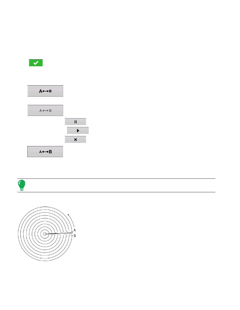 Create ab line using 2 points, Pivot, Ivot | Ag Leader Versa Users Manual User Manual | Page 126 / 304