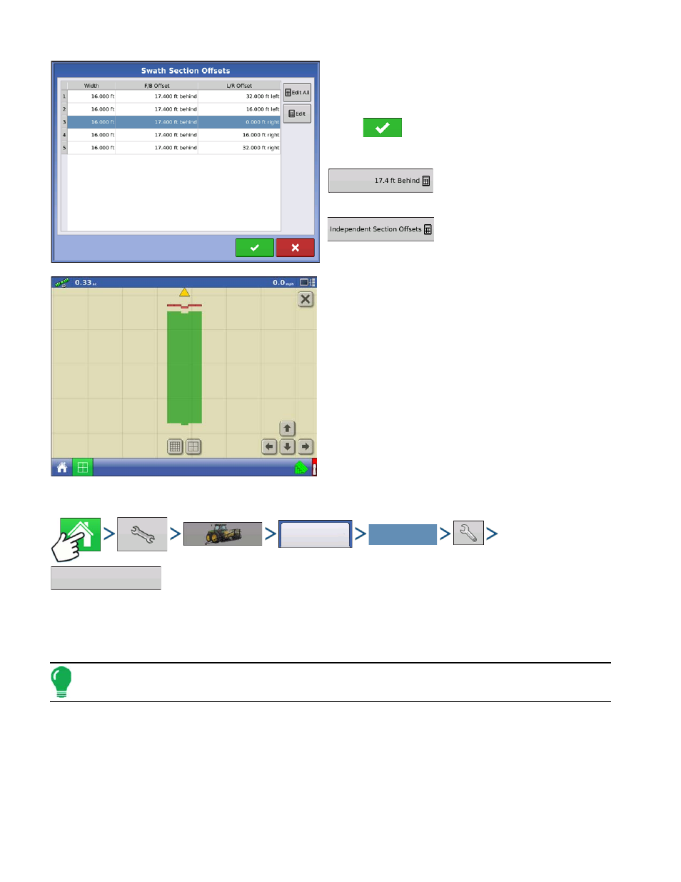 Controller settings, Creating products, Controller settings creating products | Ontroller, Ettings, Reating, Roducts | Ag Leader Versa Users Manual User Manual | Page 188 / 304