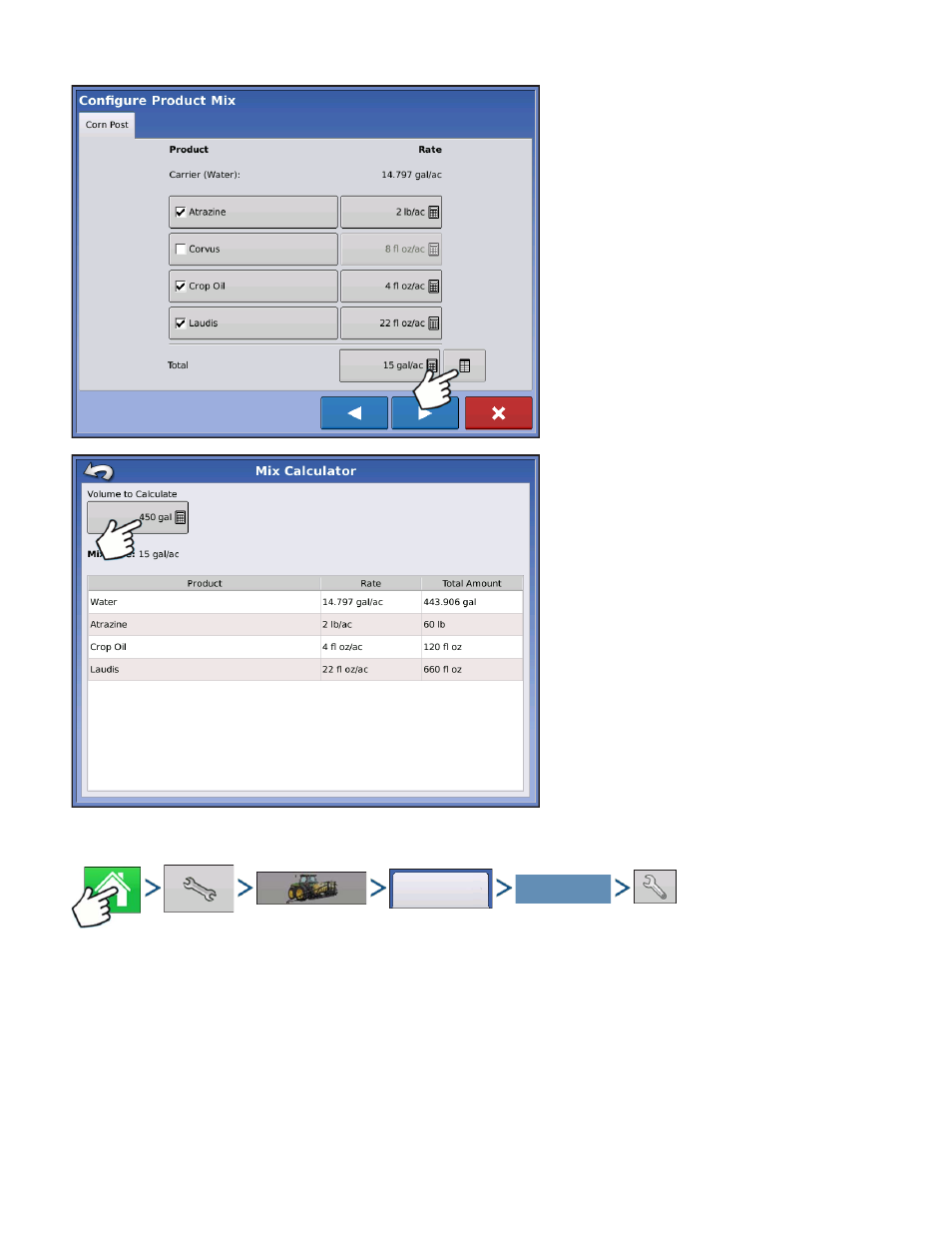 Configuration setup, Onfiguration, Etup | Ag Leader Versa Users Manual User Manual | Page 194 / 304