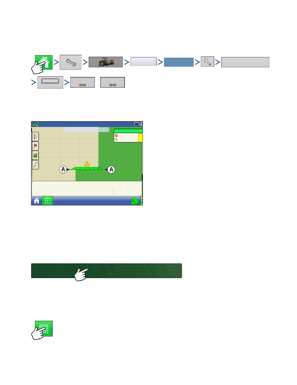 Fence row nozzle indicators, Load configuration, Run configuration | Ence, Ozzle, Ndicators, Onfiguration | Ag Leader Versa Users Manual User Manual | Page 199 / 304