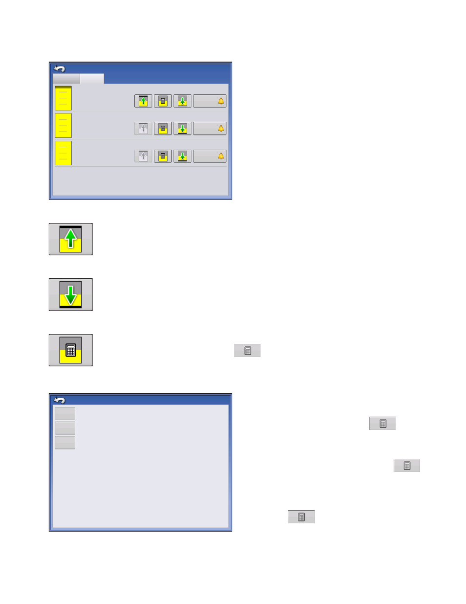 Rate control: container level, Tank fill, Tank empty | Tank partial fill, Adjust container amount, Tank fill tank empty tank partial fill, Ontrol, Ontainer, Evel | Ag Leader Versa Users Manual User Manual | Page 203 / 304