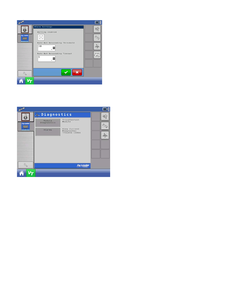 Diagnostics, Iagnostics | Ag Leader Versa Users Manual User Manual | Page 228 / 304