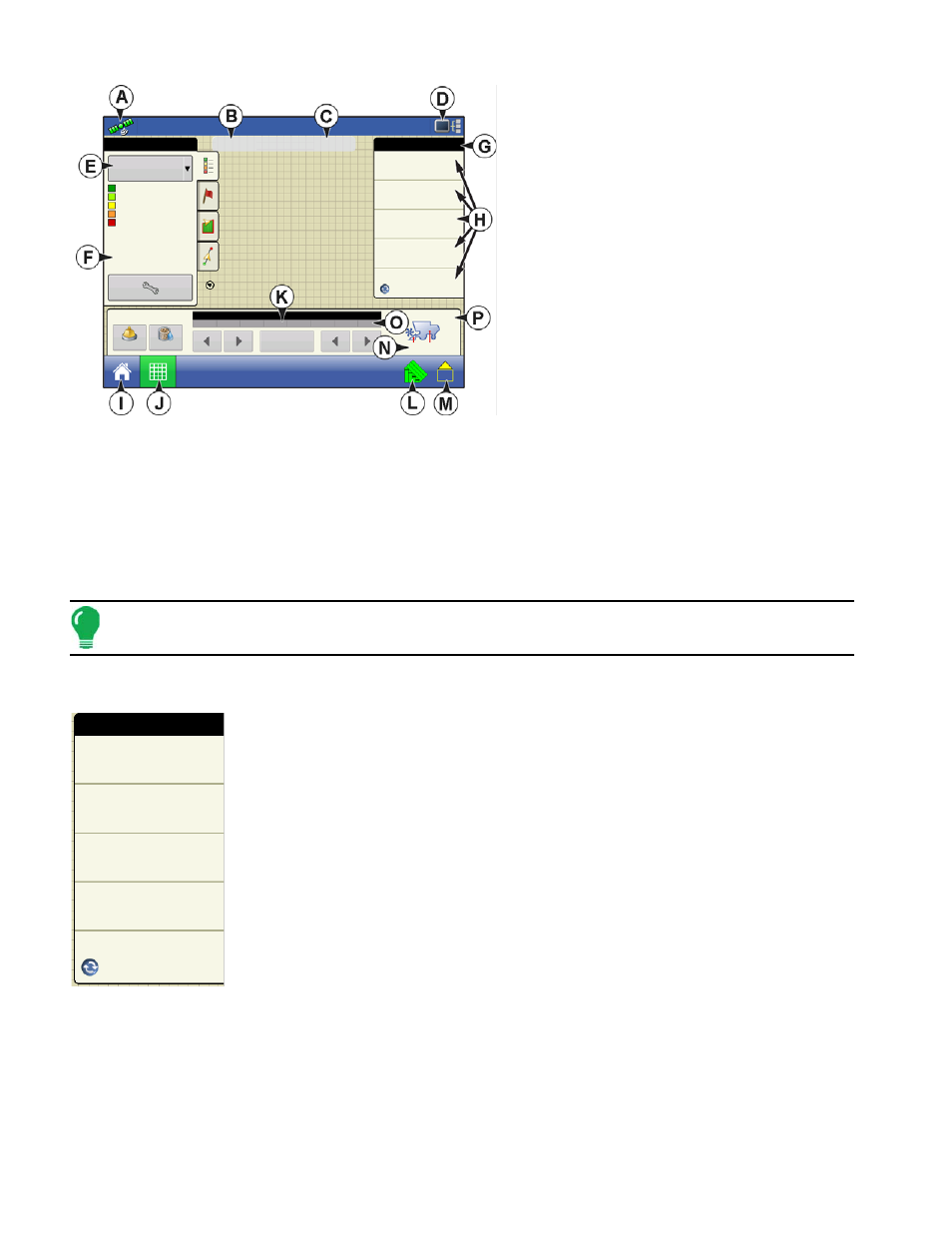 Harvest status items, Arvest, Tatus | Tems | Ag Leader Versa Users Manual User Manual | Page 286 / 304