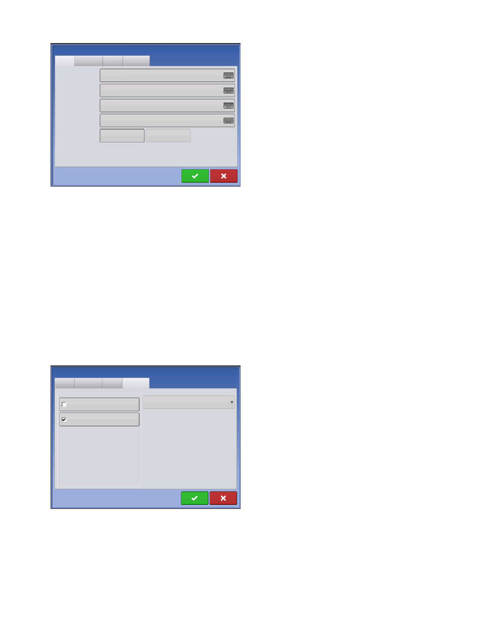 General tab, Phone/email tab, Address tab | Permissions, Operators, Managers, General tab phone/email tab address tab, Operators managers, Ermissions, Rators | Ag Leader Versa Users Manual User Manual | Page 49 / 304