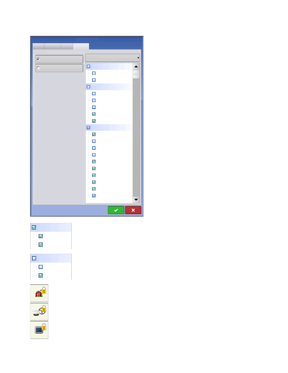 Custom permission, Etup, Anagement | Ag Leader Versa Users Manual User Manual | Page 51 / 304
