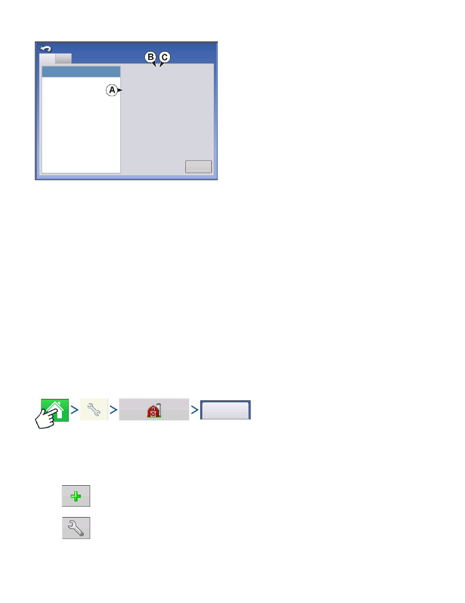 Businesses tab, Usinesses | Ag Leader Versa Users Manual User Manual | Page 54 / 304