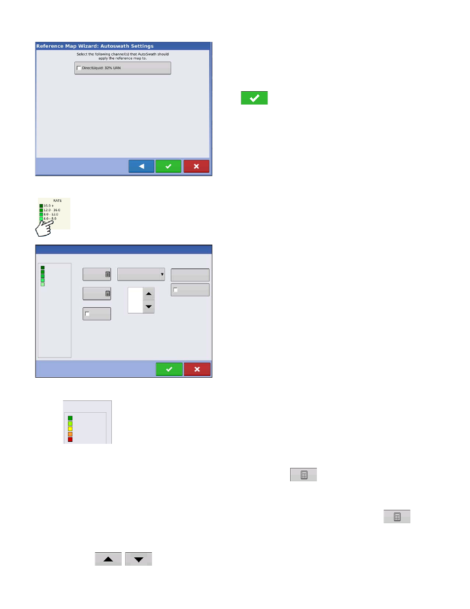 Legend settings | Ag Leader Versa Users Manual User Manual | Page 66 / 304