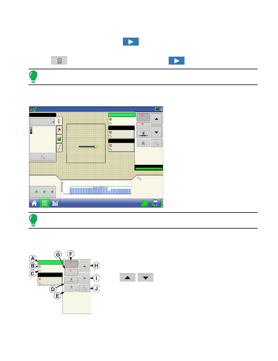 Rate control: map screen, Product control toolbox, Rate control: map screen product control toolbox | Ontrol, Creen, Roduct, Oolbox, Lanting | Ag Leader Integra Users Manual User Manual | Page 189 / 362