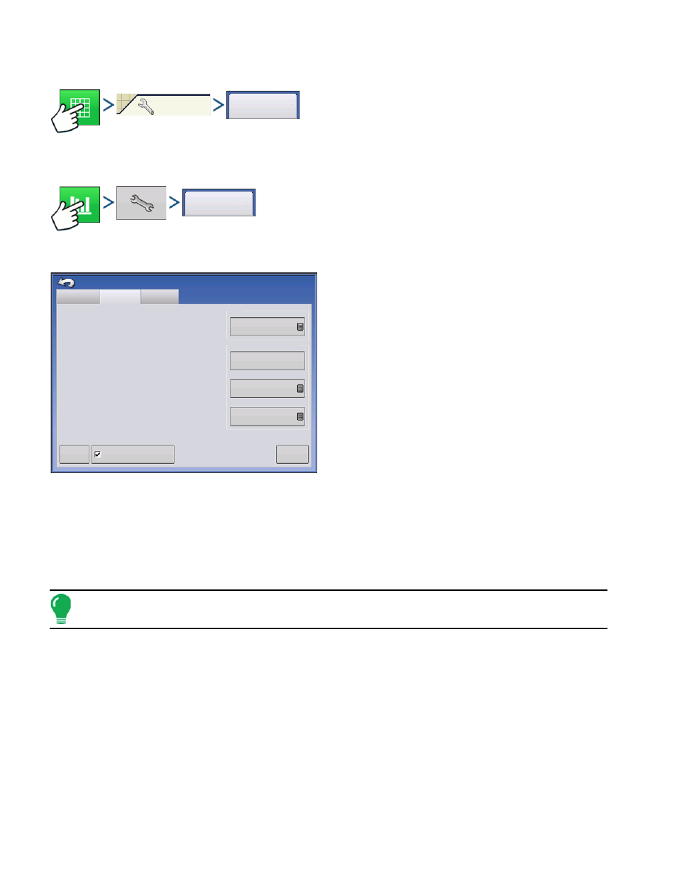 Planter options, Lanter, Ptions | Advanced thresholds | Ag Leader Integra Users Manual User Manual | Page 206 / 362