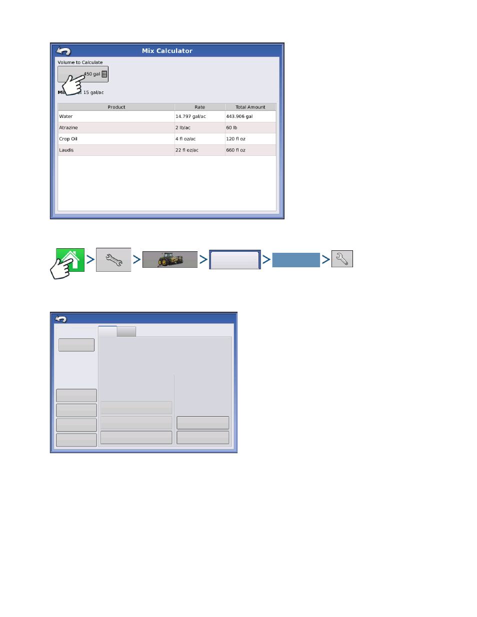 Configuration setup, Onfiguration, Etup | Pplication, Iqu id, Speed input setup for more information, see | Ag Leader Integra Users Manual User Manual | Page 241 / 362