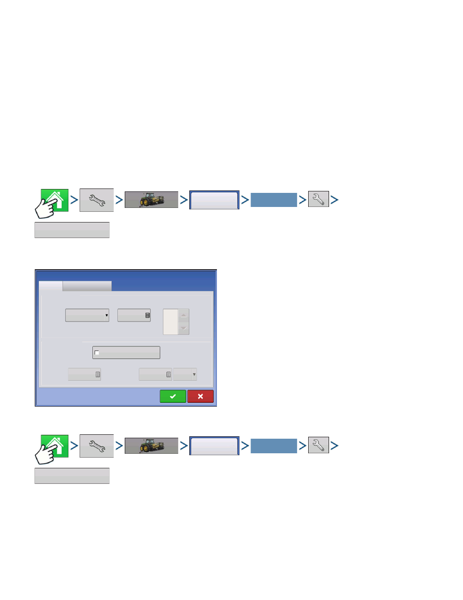 Hardi safe track, Liquid application controller settings, Ardi | Rack, Iquid, Pplication, Ontroller, Ettings | Ag Leader Integra Users Manual User Manual | Page 242 / 362