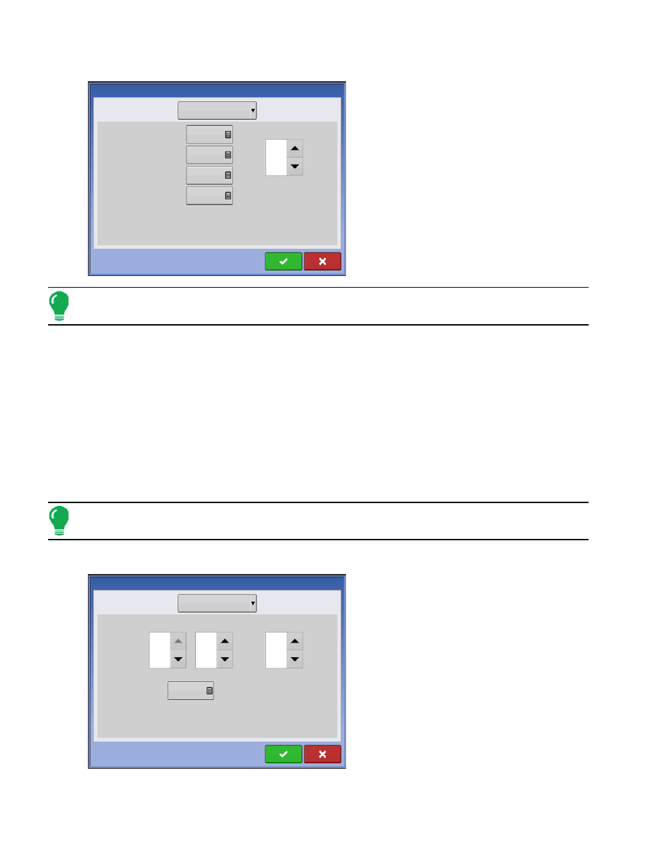 Control valve settings - pwm, Control valve | Ag Leader Integra Users Manual User Manual | Page 244 / 362