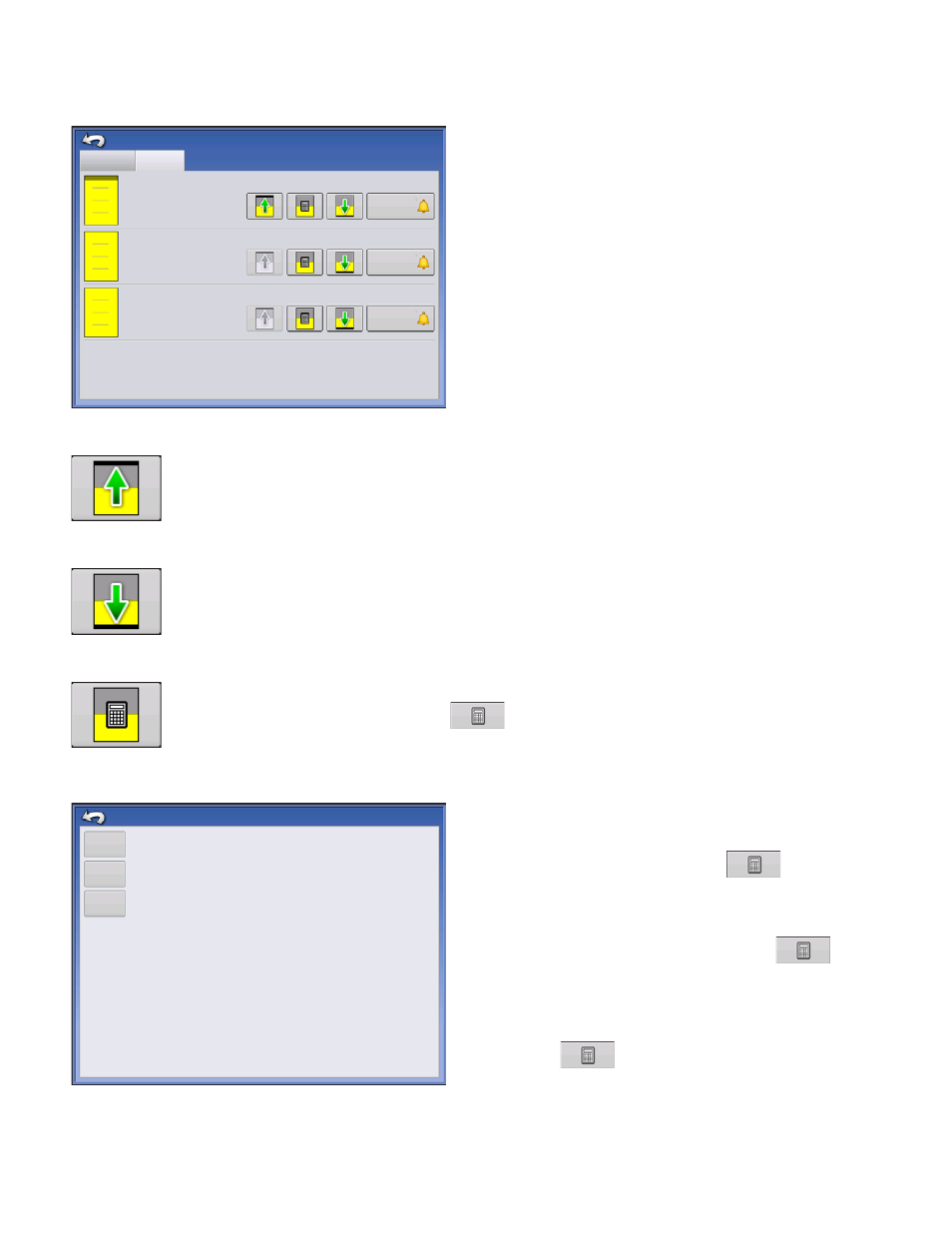 Rate control: container level, Tank fill, Tank empty | Tank partial fill, Adjust container amount, Tank fill tank empty tank partial fill, Ontrol, Ontainer, Evel | Ag Leader Integra Users Manual User Manual | Page 250 / 362