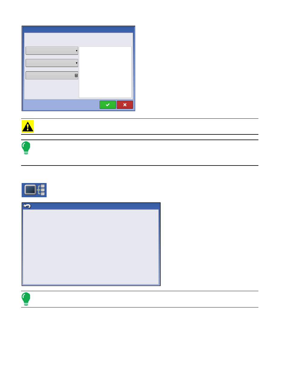 Liquid application diagnostics, Iquid, Pplication | Iagnostics | Ag Leader Integra Users Manual User Manual | Page 254 / 362