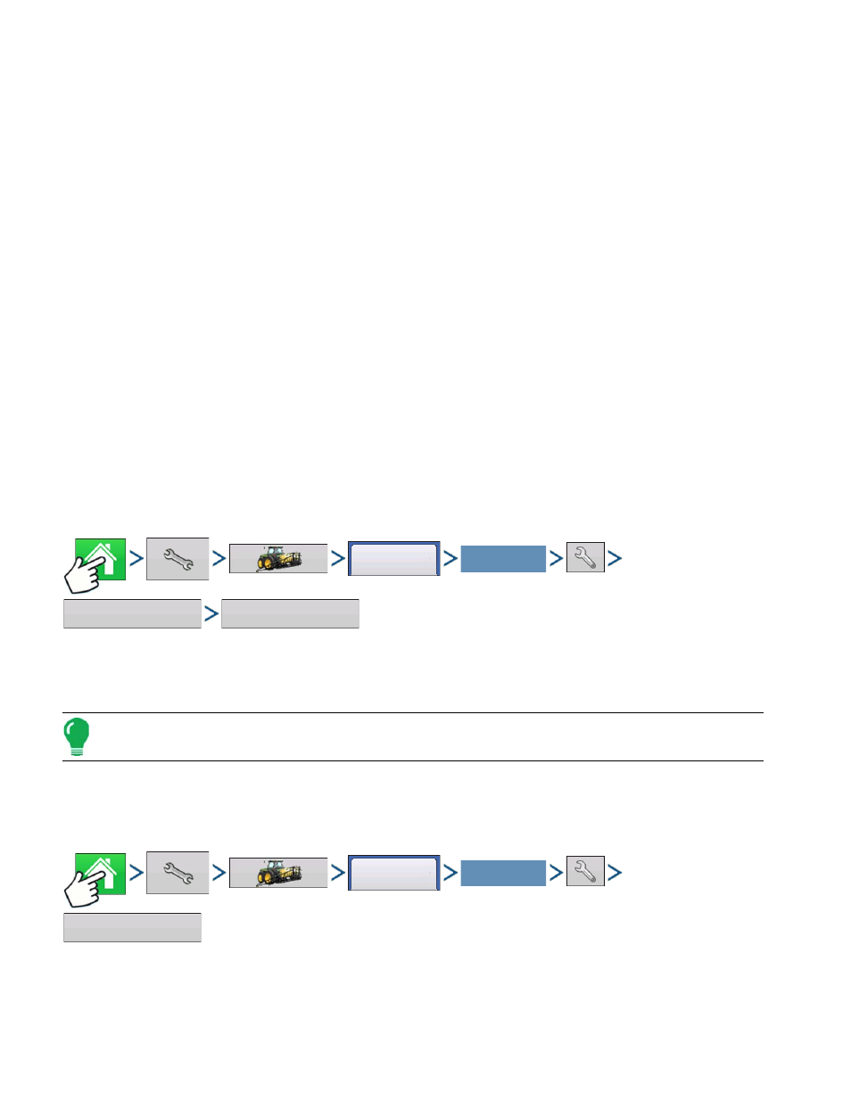 Calibrate distance, Calibrate header sensor, Alibrate | Istance | Ag Leader Integra Users Manual User Manual | Page 336 / 362