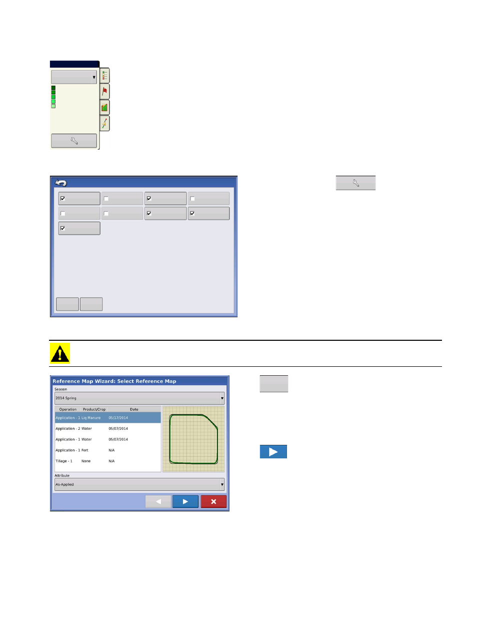 Map legend tab, Map options, Map legend tab map options | Etup, Ield, Perations | Ag Leader Integra Users Manual User Manual | Page 67 / 362