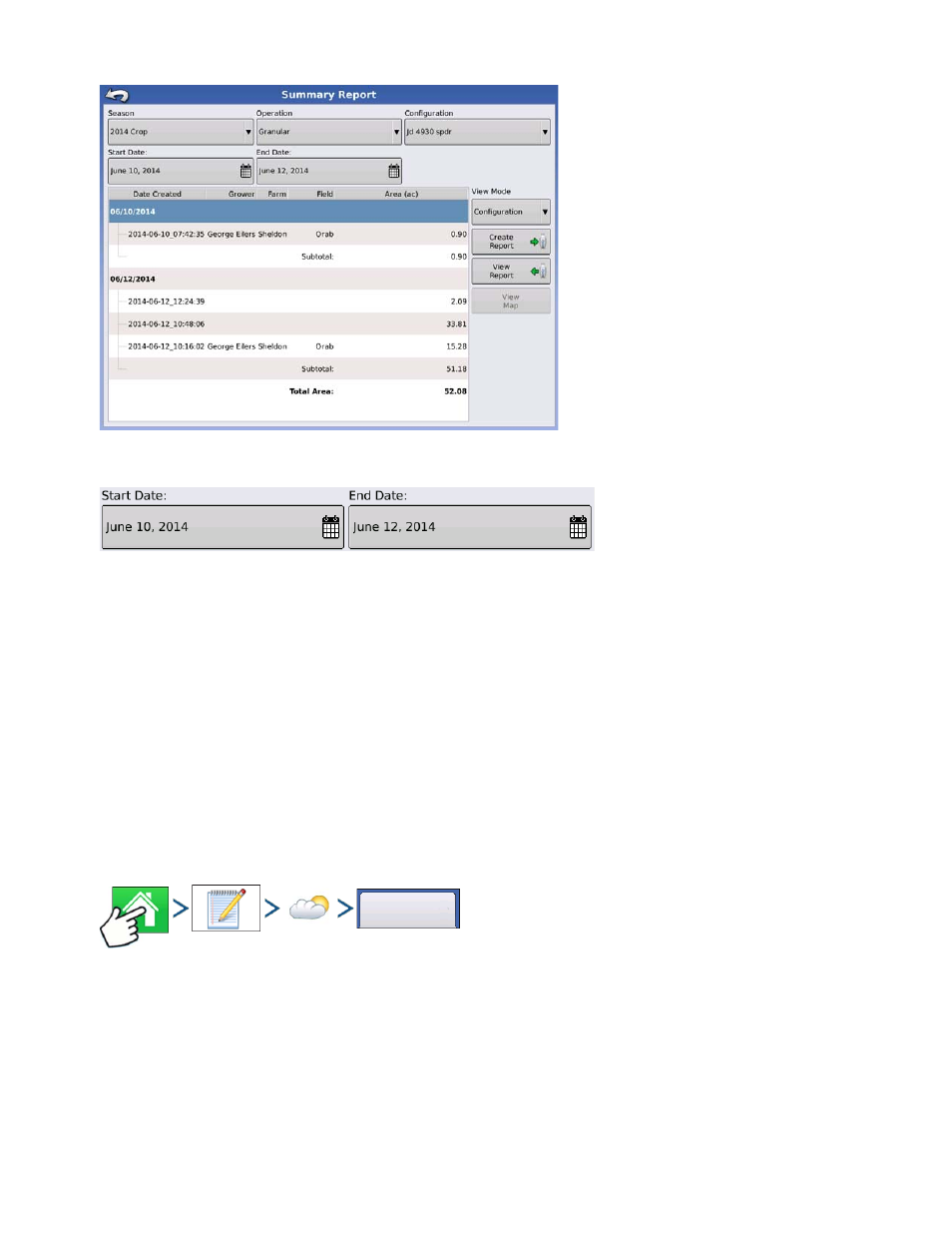 Date range, Field notes, Date range field notes | Ag Leader Integra Users Manual User Manual | Page 83 / 362