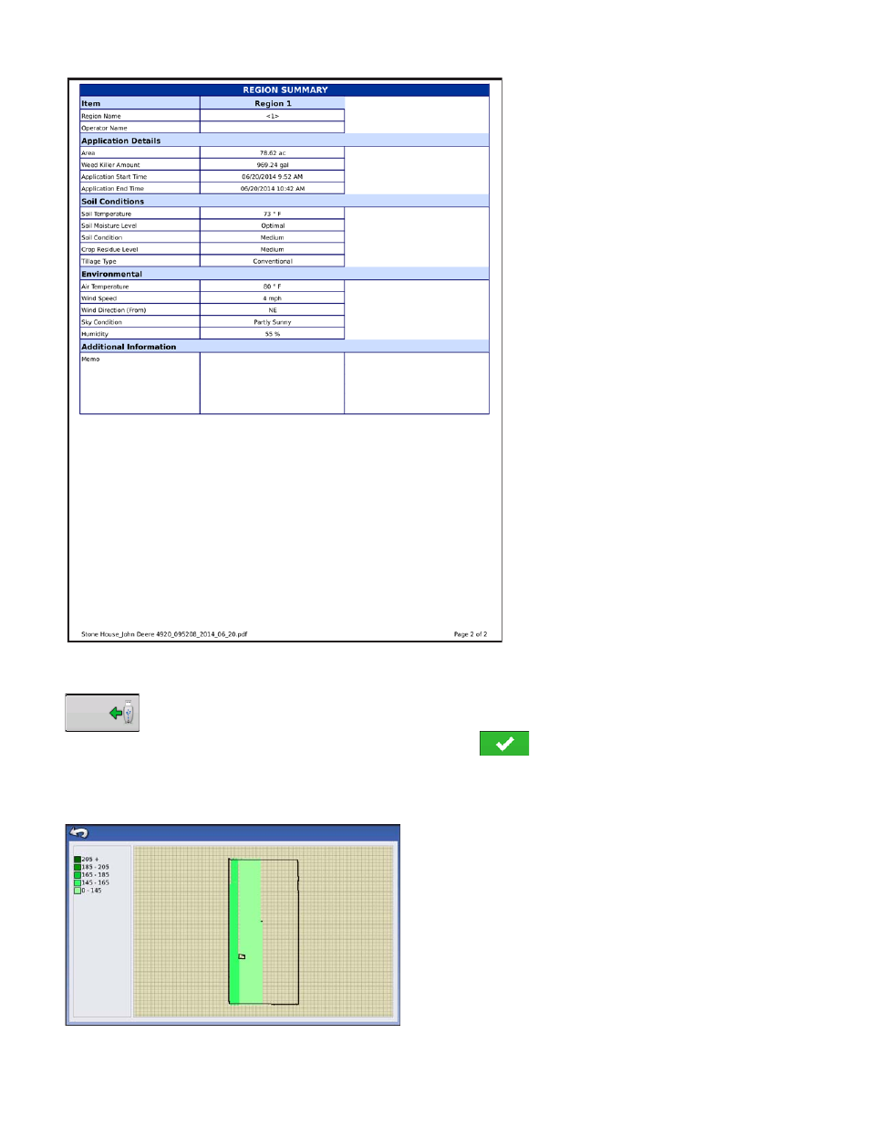 View reports, View map, View reports view map | Eports | Ag Leader Integra Users Manual User Manual | Page 88 / 362