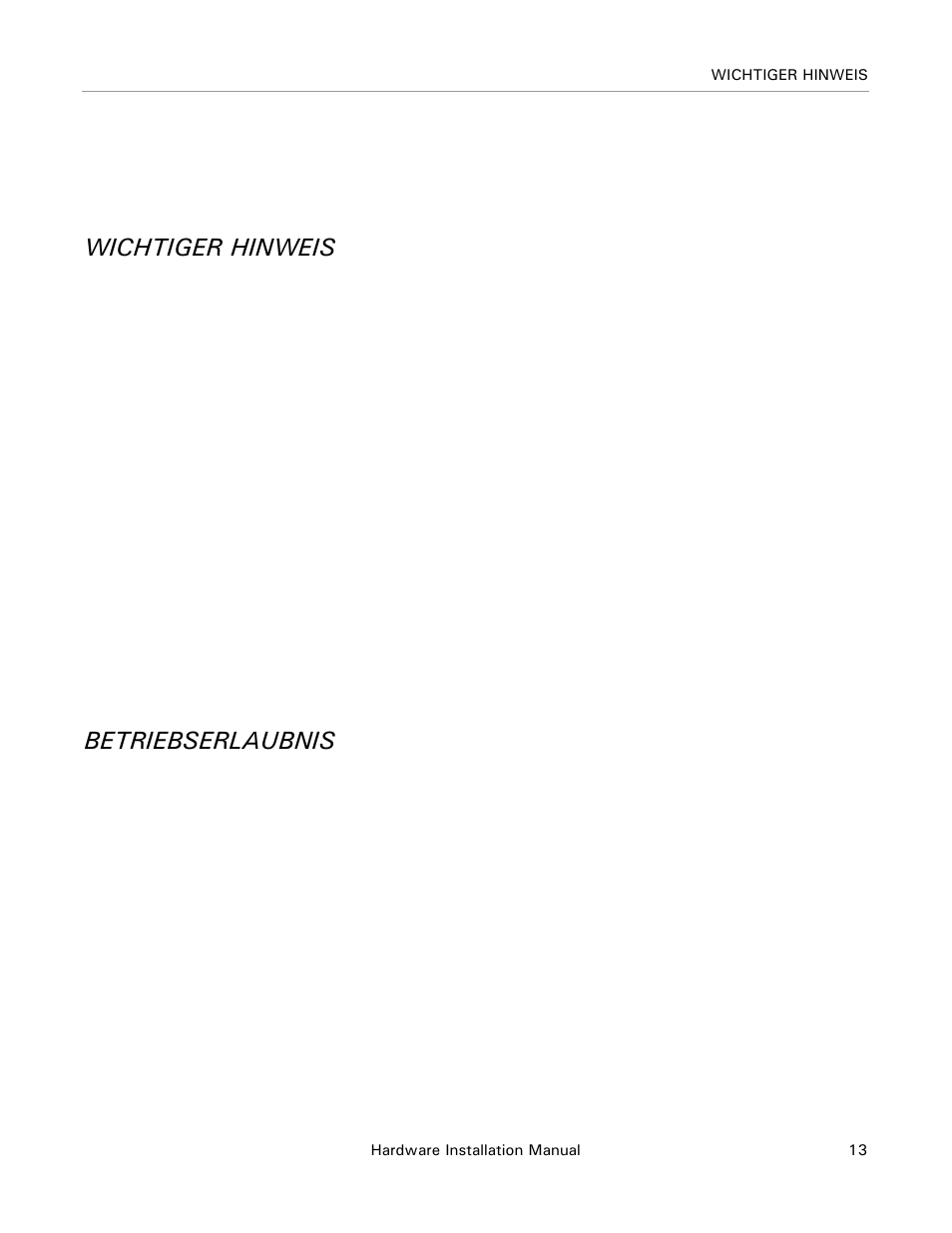 Wichtiger hinweis, Betriebserlaubnis, Wichtiger hinweis betriebserlaubnis | Ag Leader Base Station Hardware Manual User Manual | Page 15 / 72