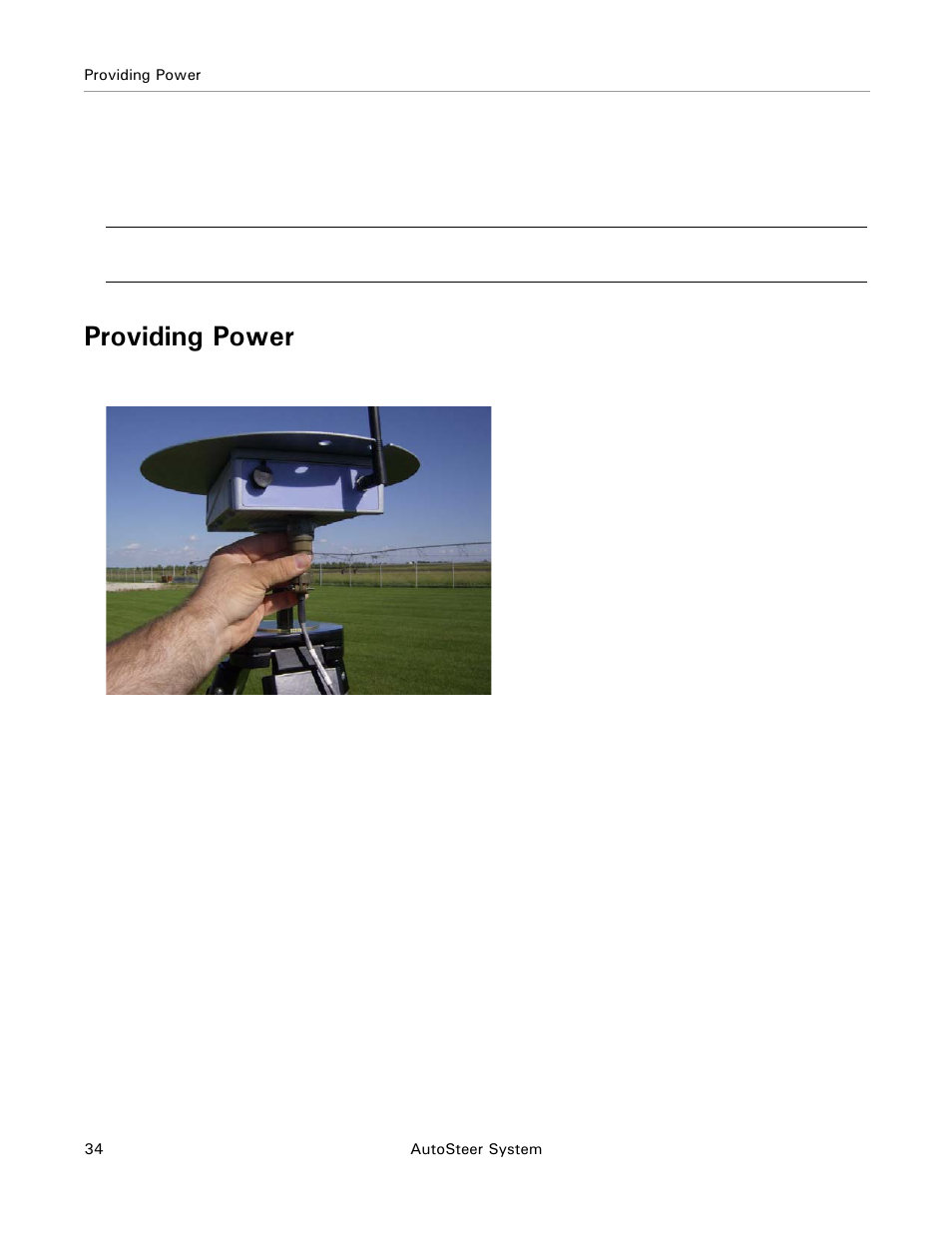 Providing power | Ag Leader Base Station Hardware Manual User Manual | Page 36 / 72