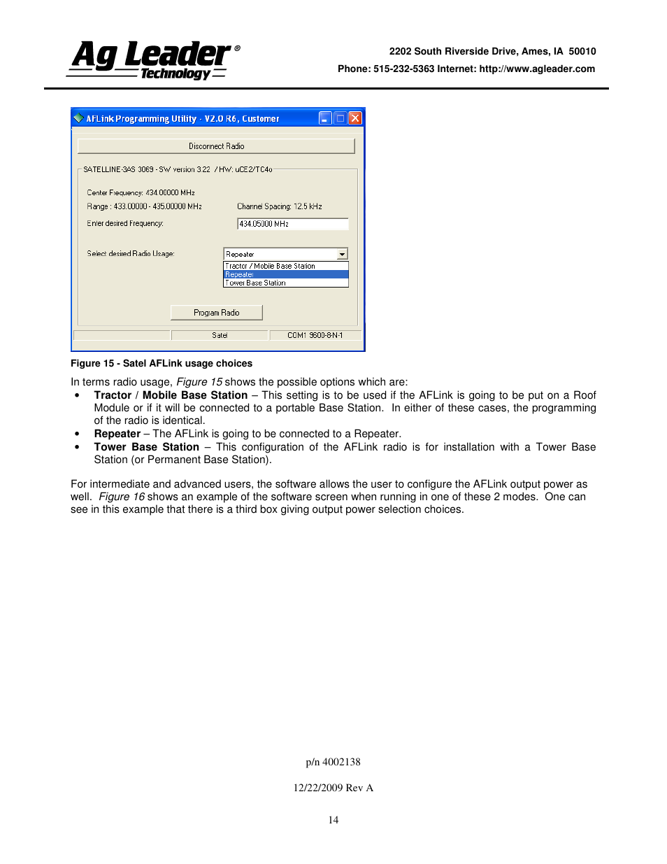 Ag Leader Base Station Configuration and Utilities User Manual | Page 14 / 22