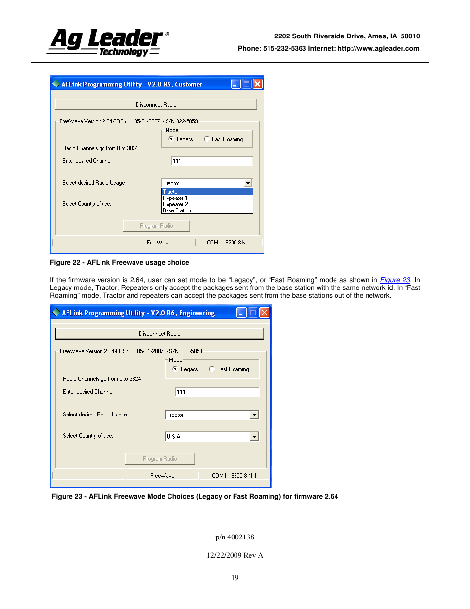 Ag Leader Base Station Configuration and Utilities User Manual | Page 19 / 22