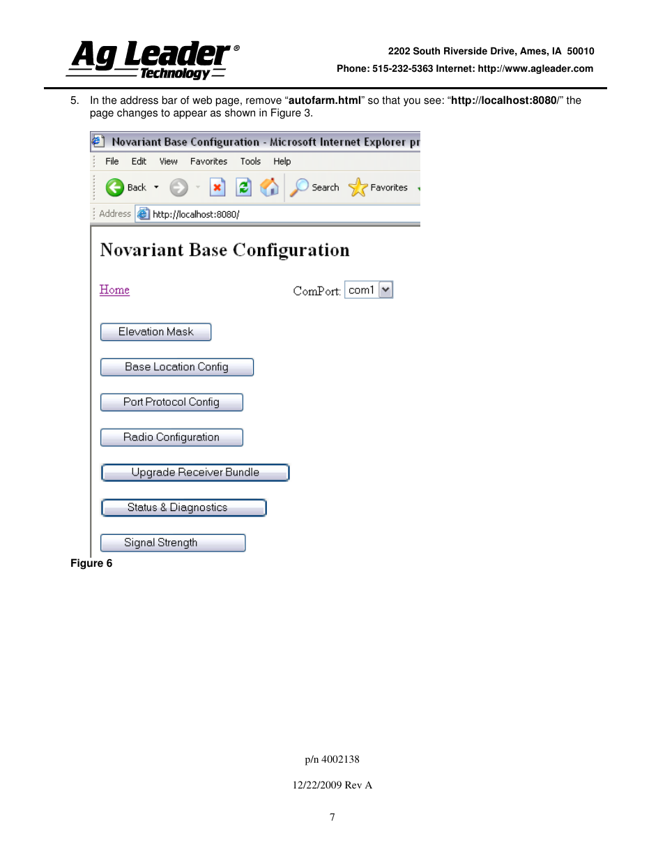 Ag Leader Base Station Configuration and Utilities User Manual | Page 7 / 22