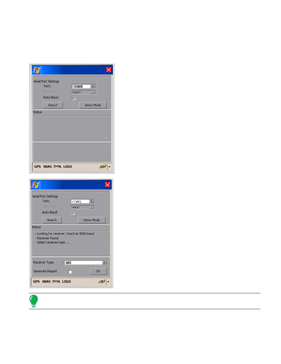 Setup, Utility setup procedure, Etup | Tility, Rocedure | Ag Leader GPS 1500 Operators Manual User Manual | Page 5 / 17