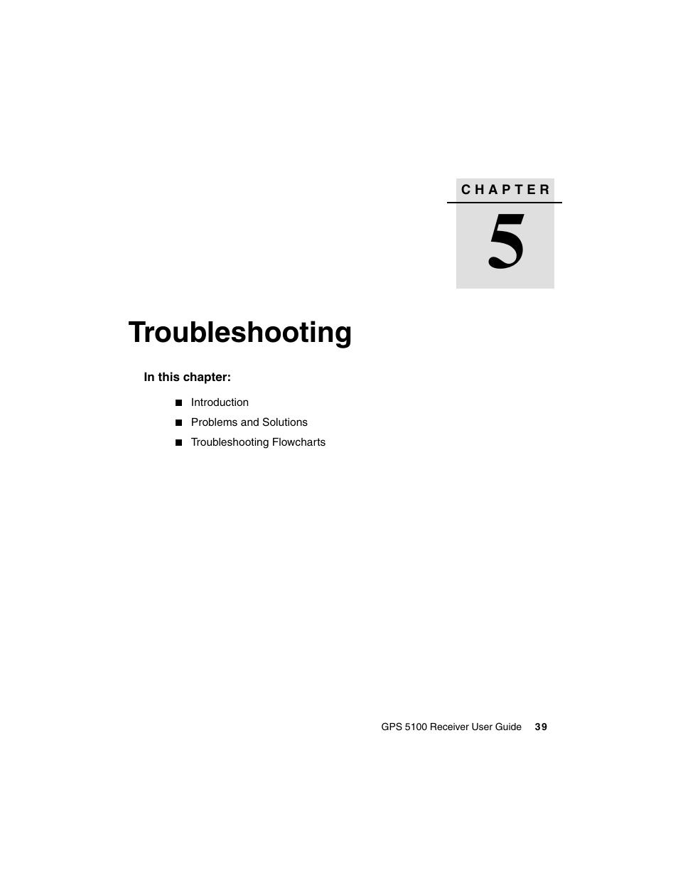 Troubleshooting | Ag Leader GPS 5100 User Guide User Manual | Page 45 / 74