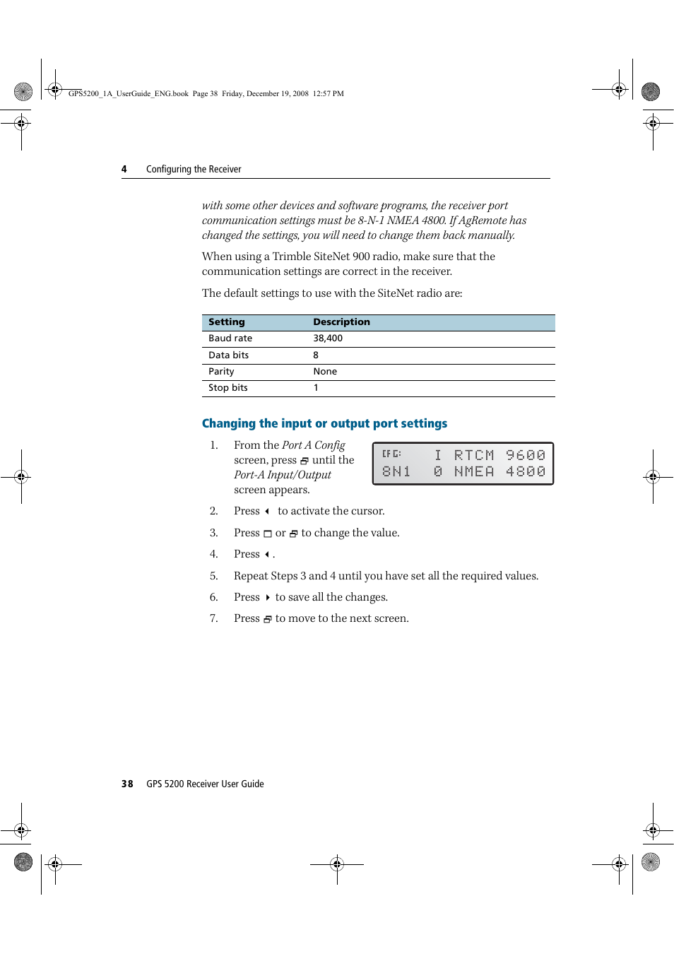 Ag Leader GPS 5200 User Guide User Manual | Page 40 / 66