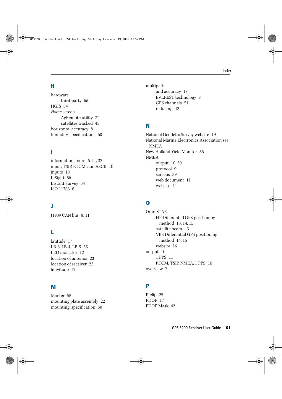 Ag Leader GPS 5200 User Guide User Manual | Page 63 / 66