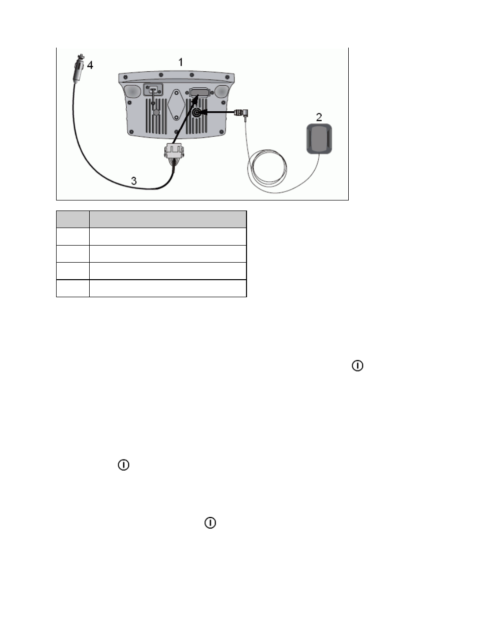 Step 3: turning on the lightbar, Turning off the lightbar | Ag Leader EZ-Guide 250 Getting Started Guide User Manual | Page 14 / 83