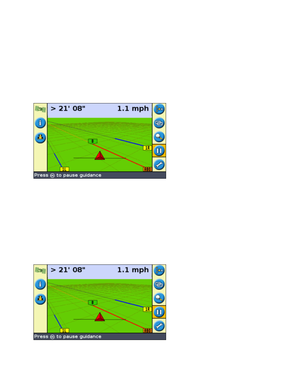 Easy mode guidance, Introduction to guidance | Ag Leader EZ-Guide 250 Getting Started Guide User Manual | Page 21 / 83