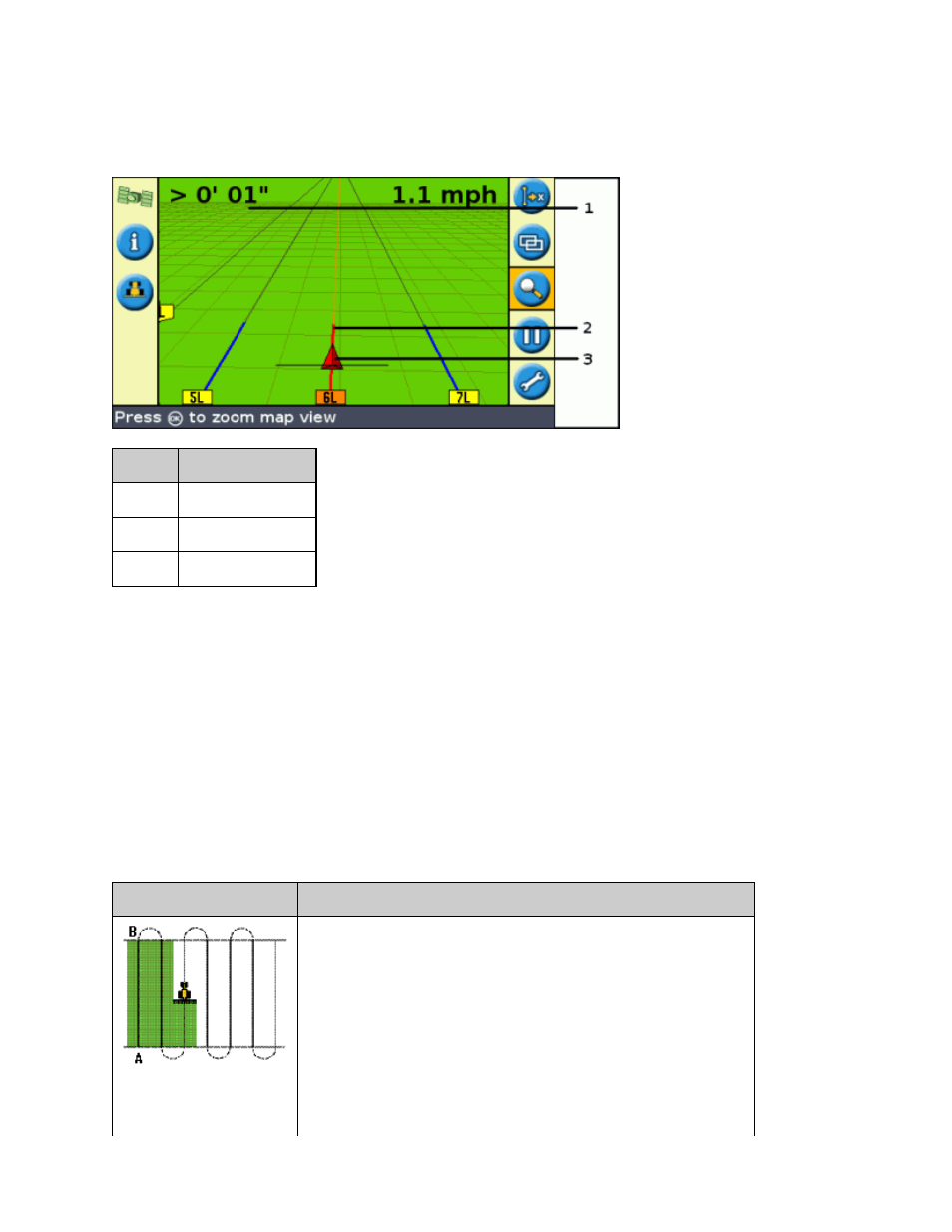 Guidance patterns | Ag Leader EZ-Guide 250 Getting Started Guide User Manual | Page 23 / 83