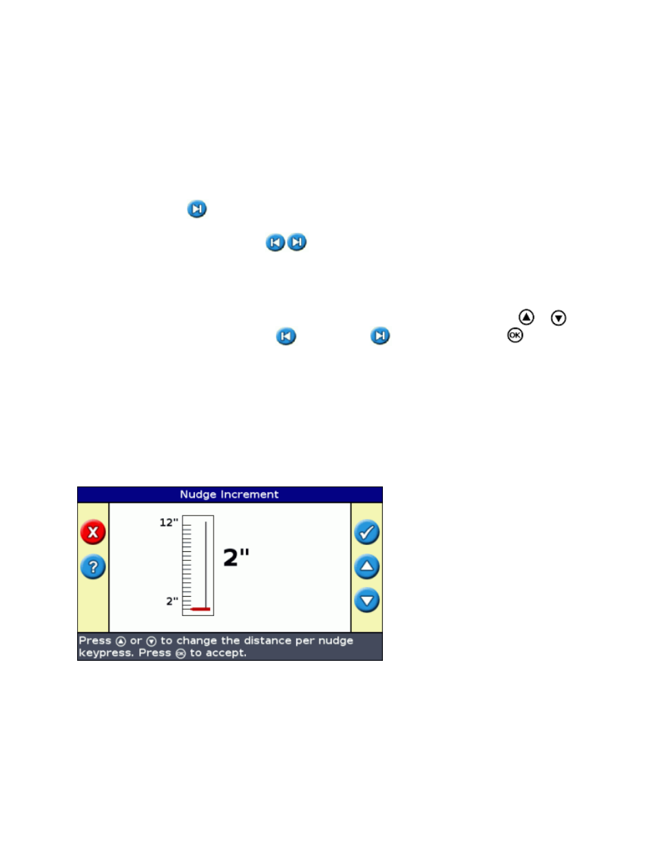 Nudge | Ag Leader EZ-Guide 250 Getting Started Guide User Manual | Page 52 / 83