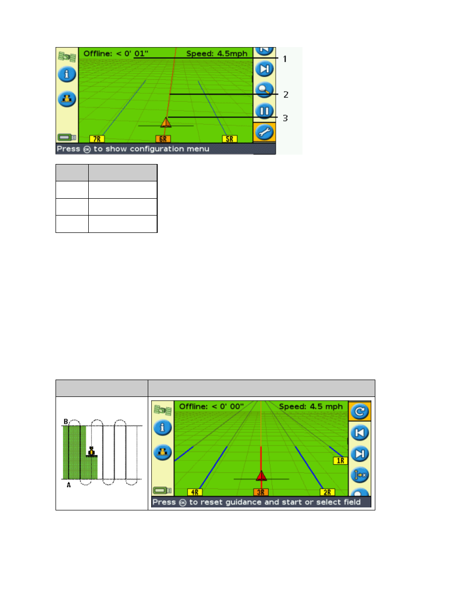 Guidance patterns | Ag Leader EZ-Guide 500 Getting Started Guide User Manual | Page 26 / 105