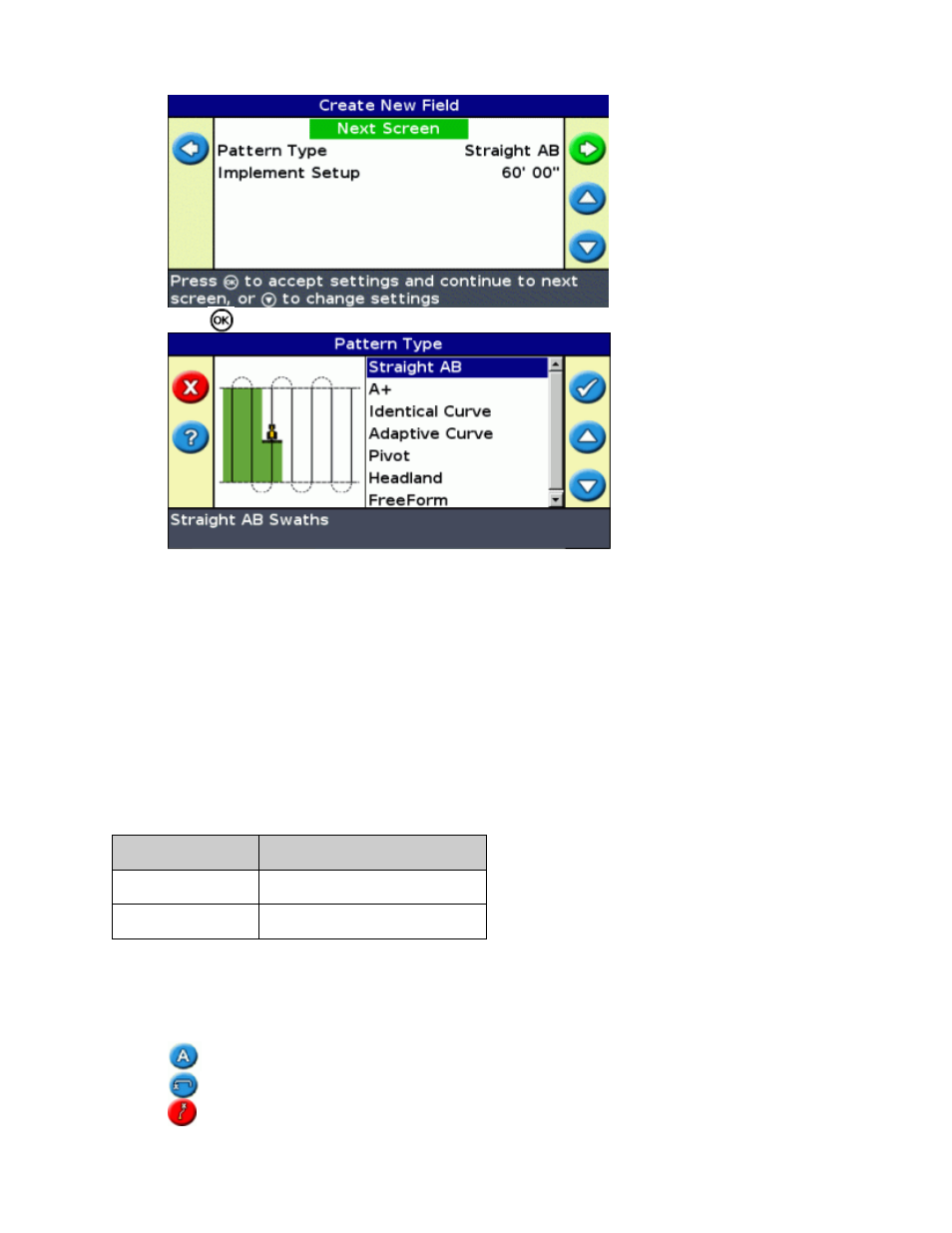 Drive and define the guidance line | Ag Leader EZ-Guide 500 Getting Started Guide User Manual | Page 47 / 105