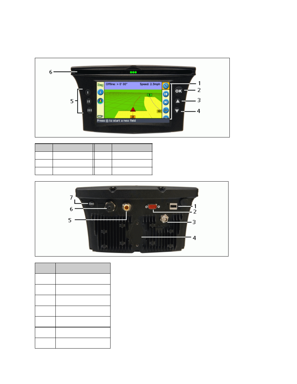 Parts of the lightbar | Ag Leader EZ-Guide 500 Getting Started Guide User Manual | Page 8 / 105